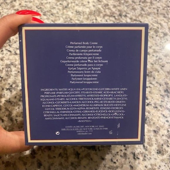 NIB Estee Lauder WHITE LINEN Perfume Body Creme Cream 6.7 oz 200 ml HTF - Picture 2 of 7